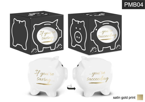 Picture of PIGGY MONEY BOX IF YOURE SAVING